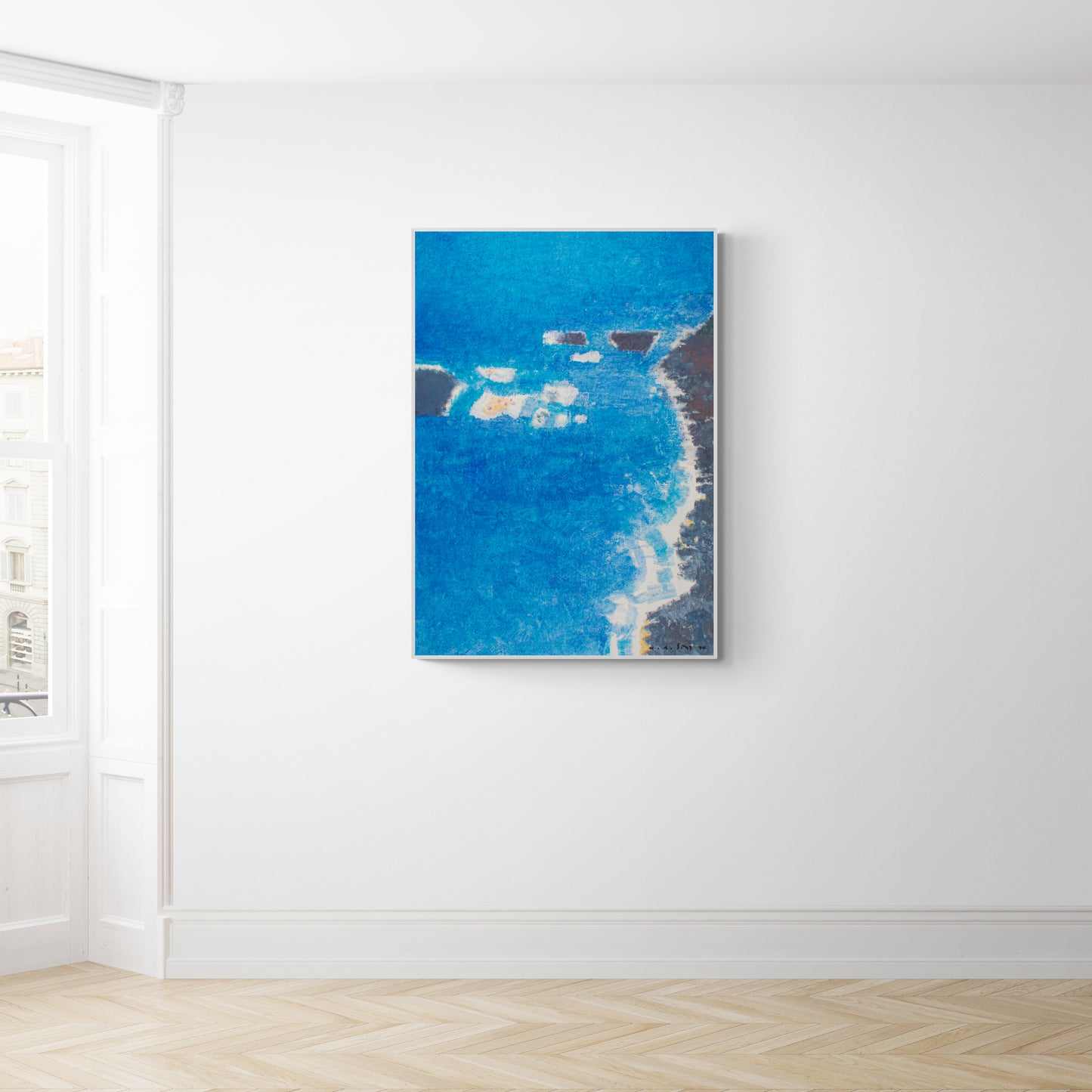 Hermann A. Sigg - Blue Bay (116 x 81 cm)