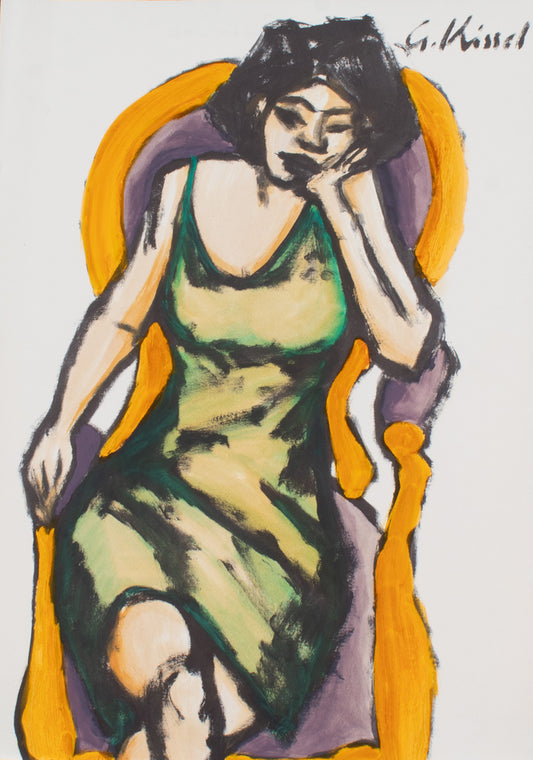 Gernot Kissel - Im Grünen Kleid (68 x 48 cm)