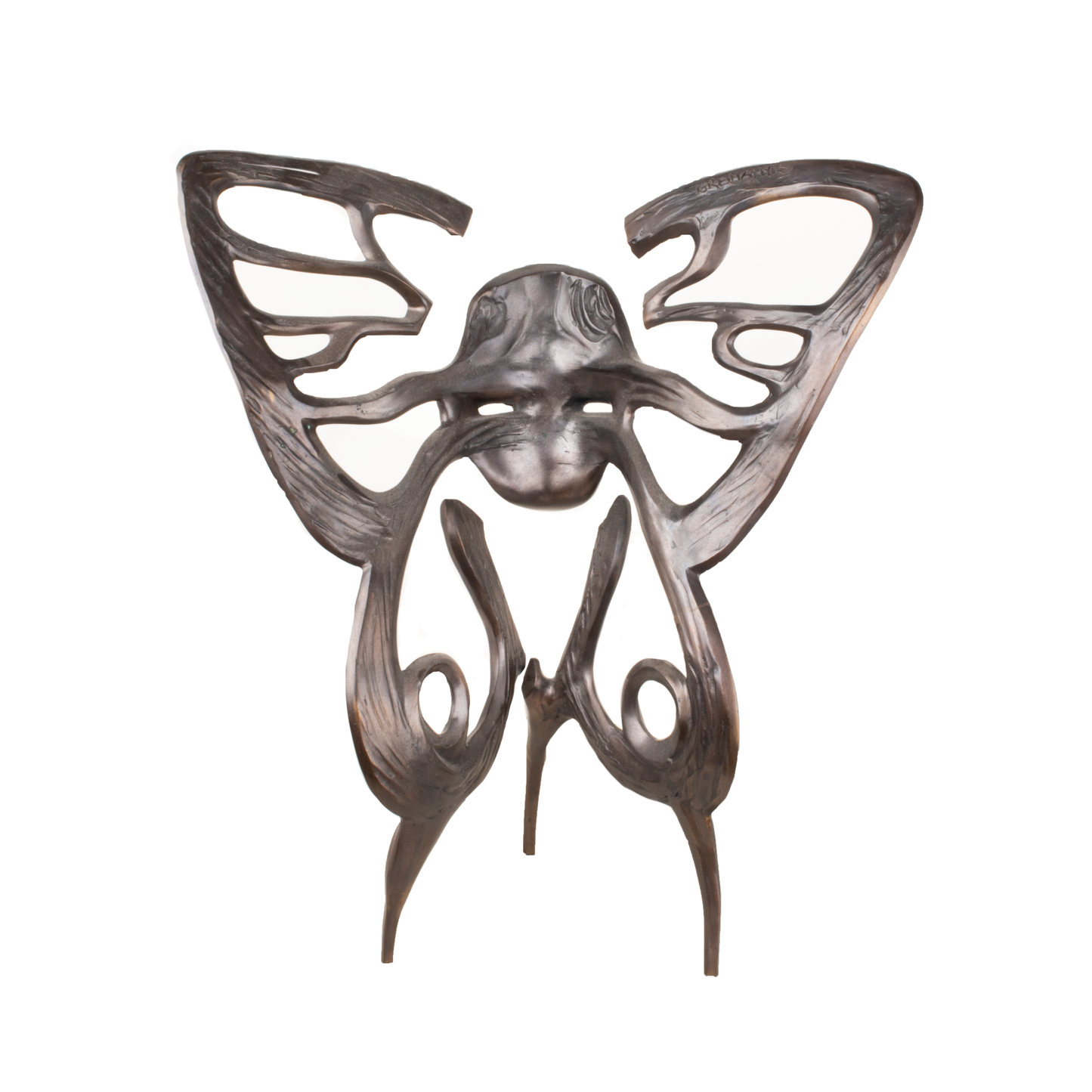 Bronzeskulptur von Igor Grechanyk, ausgestellt in der Kunstgalerie Alexander E. Räber in Zürich