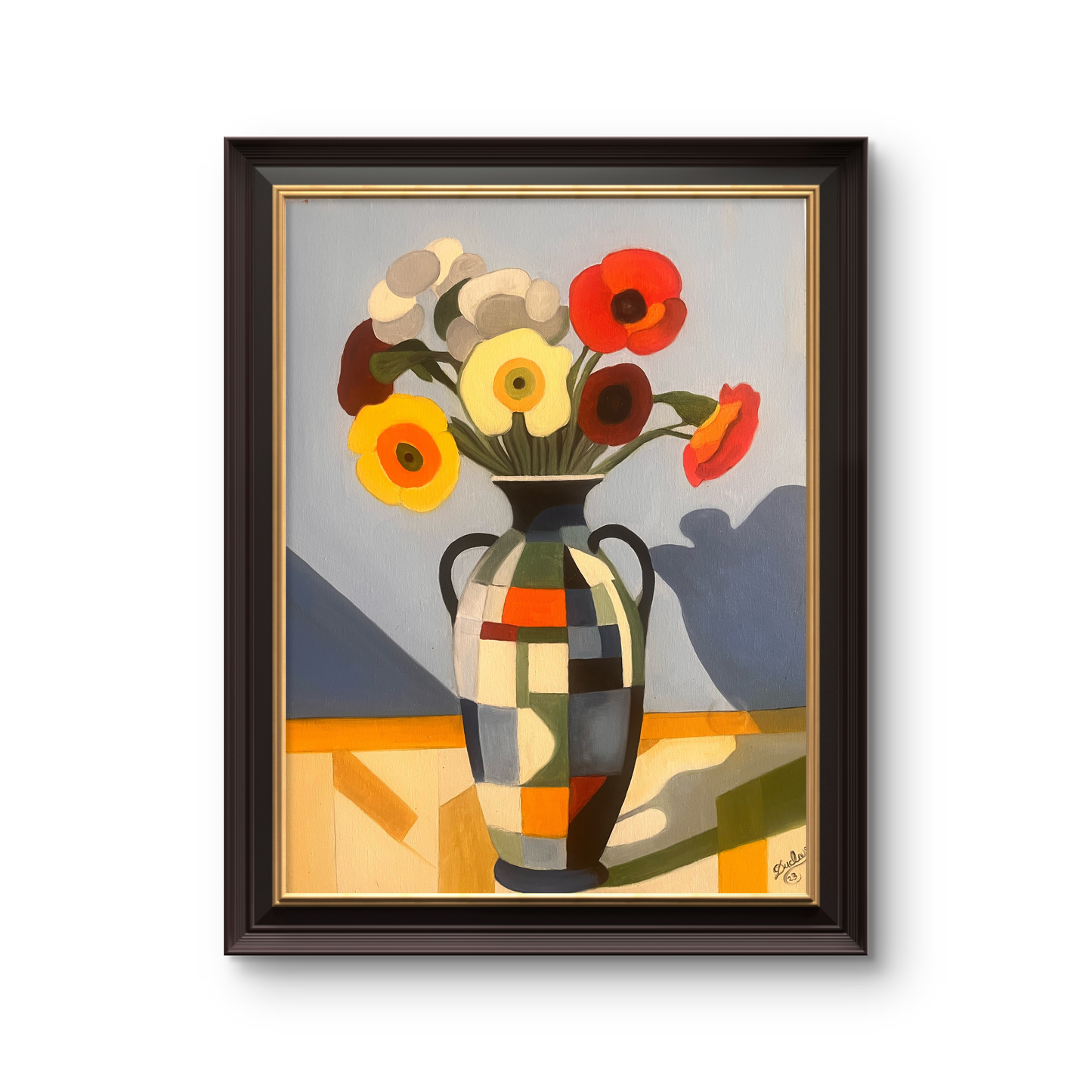 NATURE MORTE AU VASE ET FLEURS