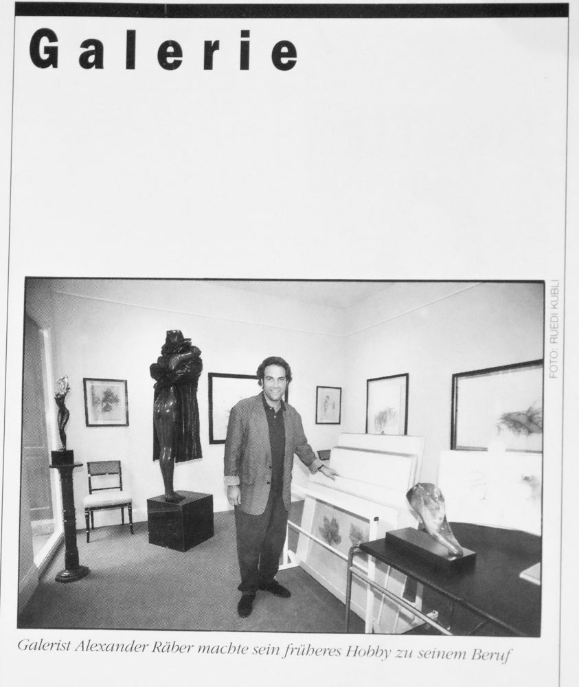 Geschichte und Galerist – Galerie Alexander E. Raeber