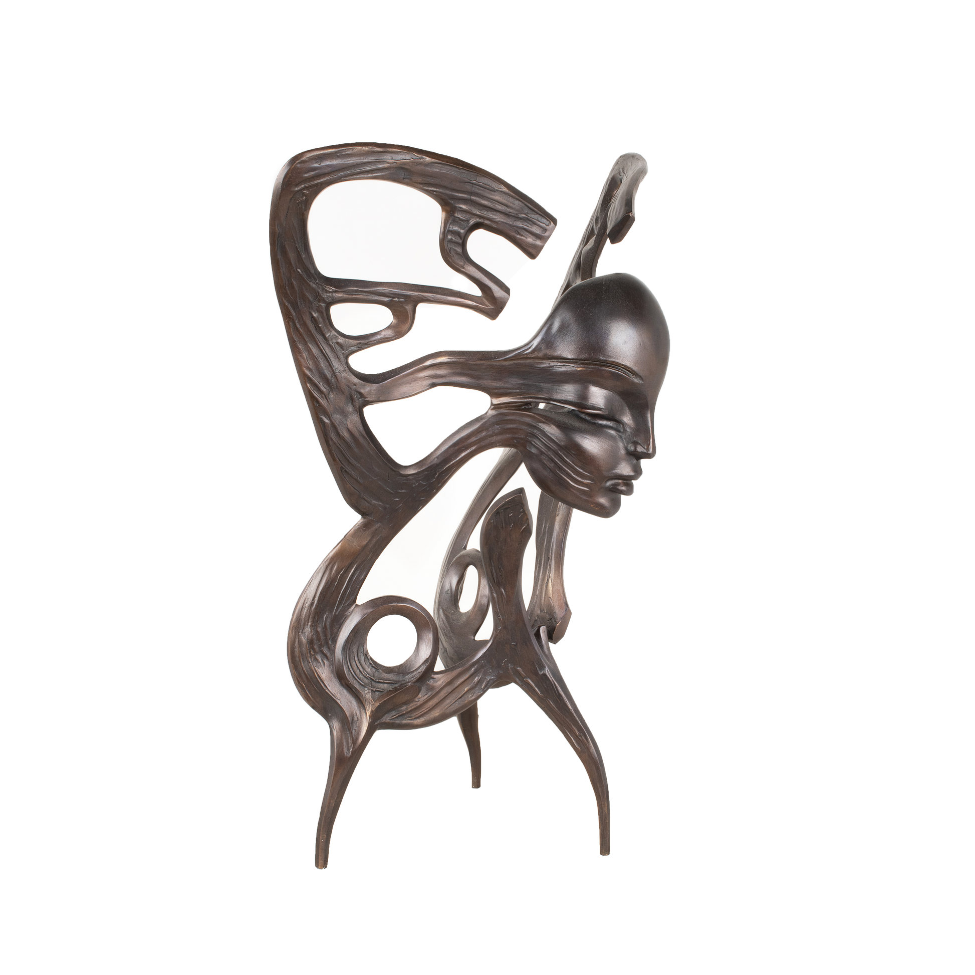 Bronzeskulptur von Igor Grechanyk, ausgestellt in der Kunstgalerie Alexander E. Räber in Zürich