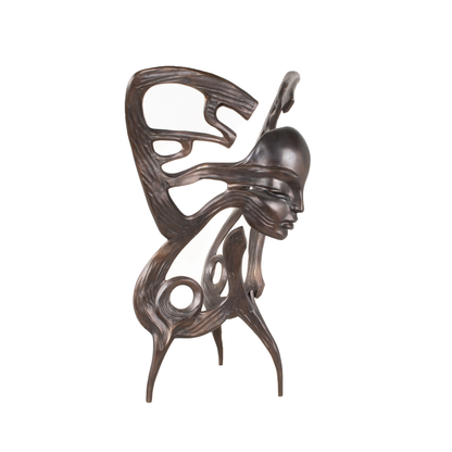 Bronzeskulptur von Igor Grechanyk, ausgestellt in der Kunstgalerie Alexander E. Räber in Zürich