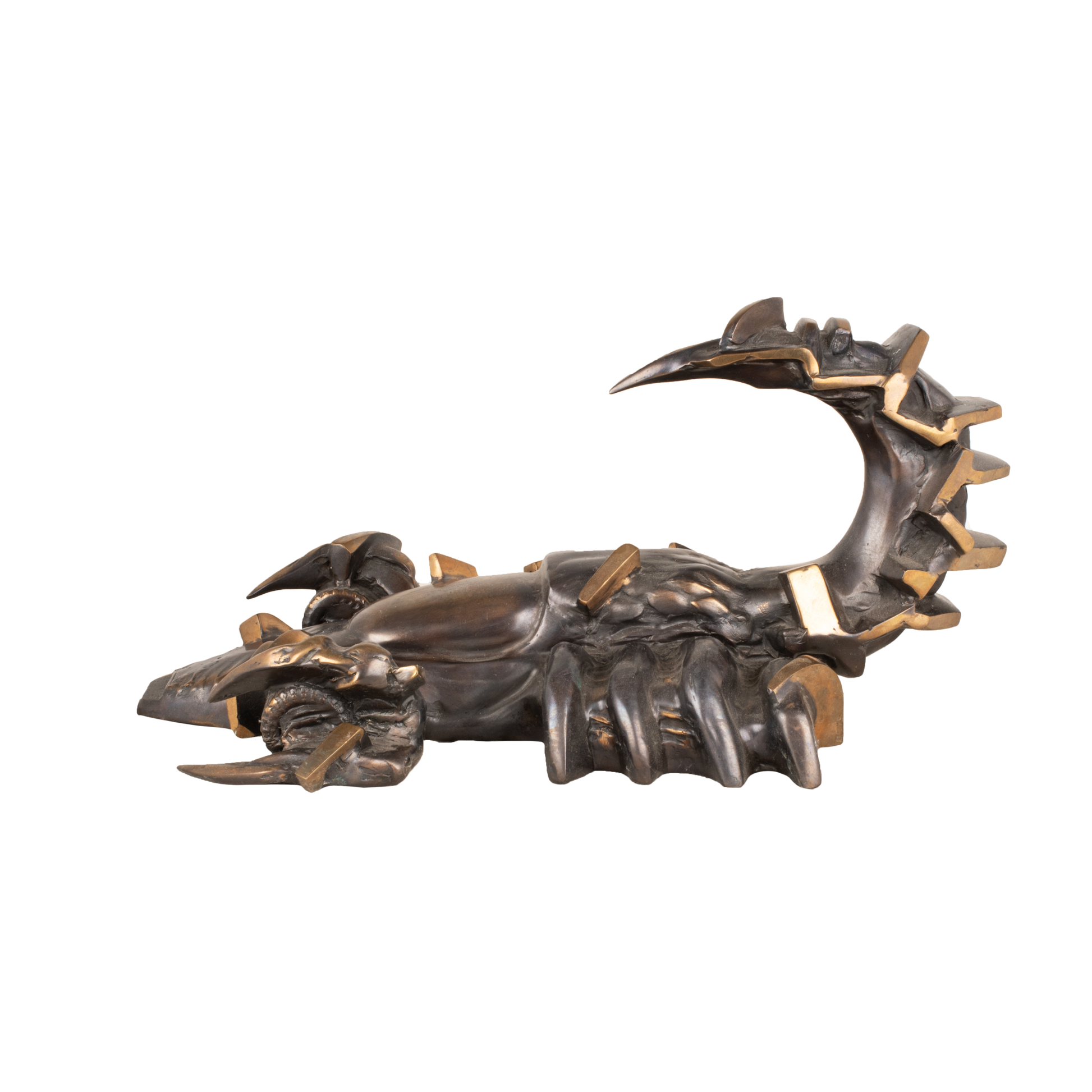 Bronzeskulptur von Igor Grechanyk, ausgestellt in der Kunstgalerie Alexander E. Räber in Zürich