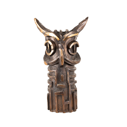 Bronzeskulptur von Igor Grechanyk, ausgestellt in der Kunstgalerie Alexander E. Räber in Zürich