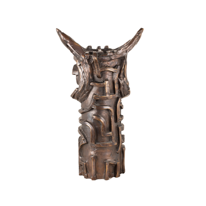 Bronzeskulptur von Igor Grechanyk, ausgestellt in der Kunstgalerie Alexander E. Räber in Zürich