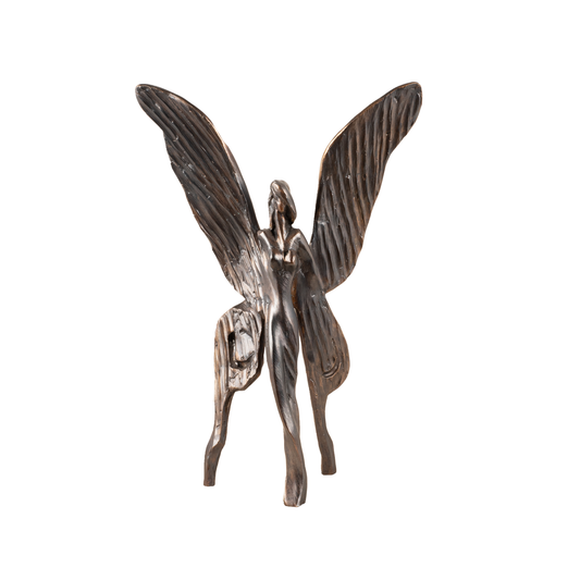 Bronzeskulptur von Igor Grechanyk, ausgestellt in der Galerie Alexander E. Räber in Zürich