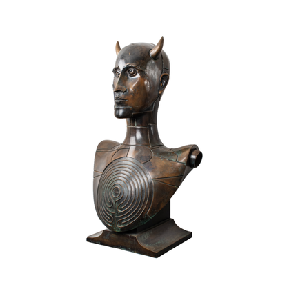 Large bust of the Minotaur