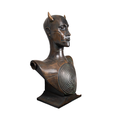 Large bust of the Minotaur