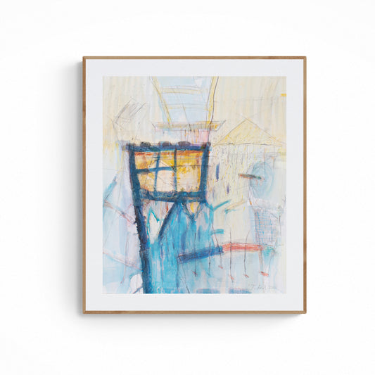 Blaues Fenster (65 x 55 cm)