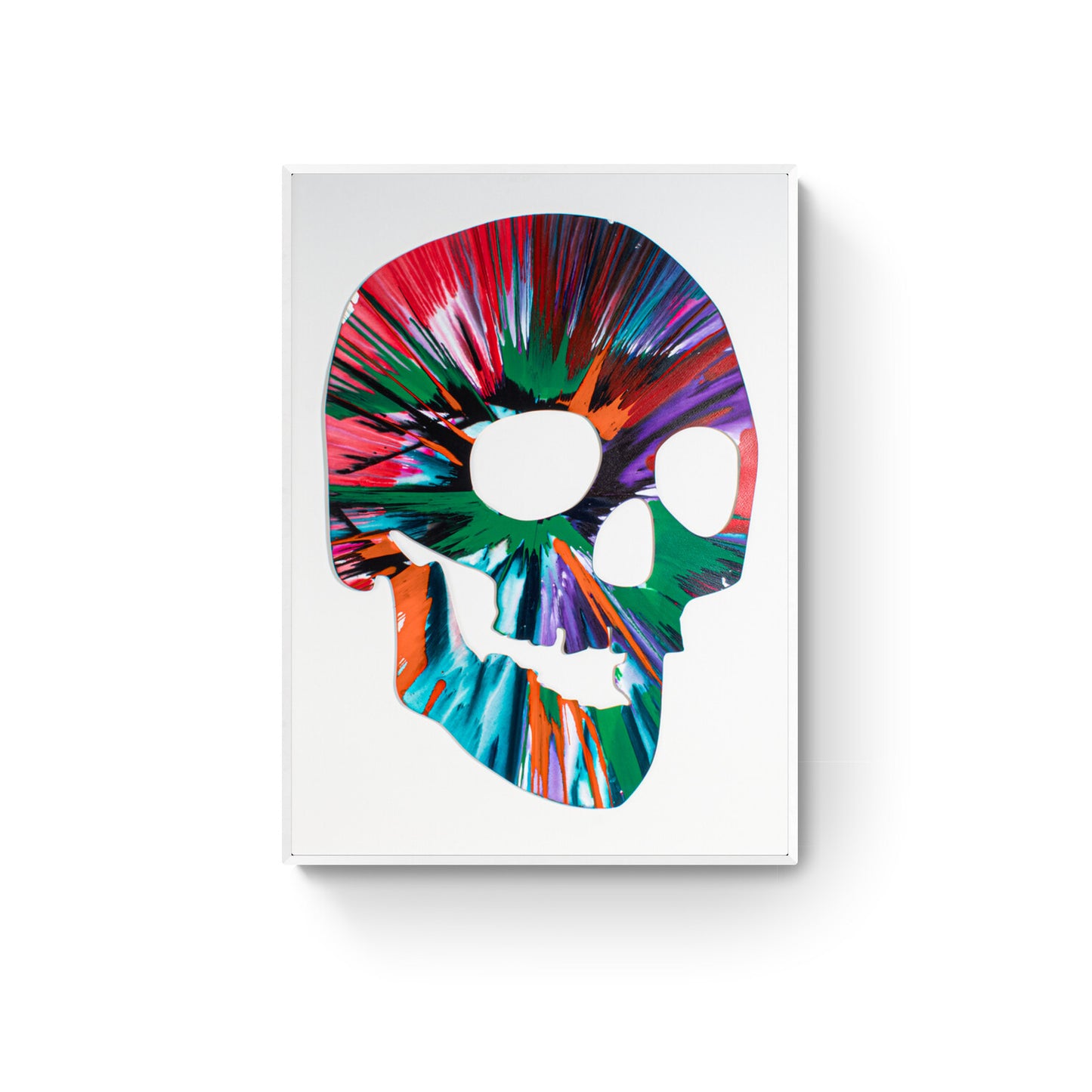 Skull Spin Painting