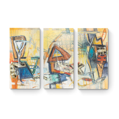 Wellenreiter I, II & III (Triptych, 50 x 100 cm)